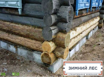 Правила замены поврежденных бревен дома